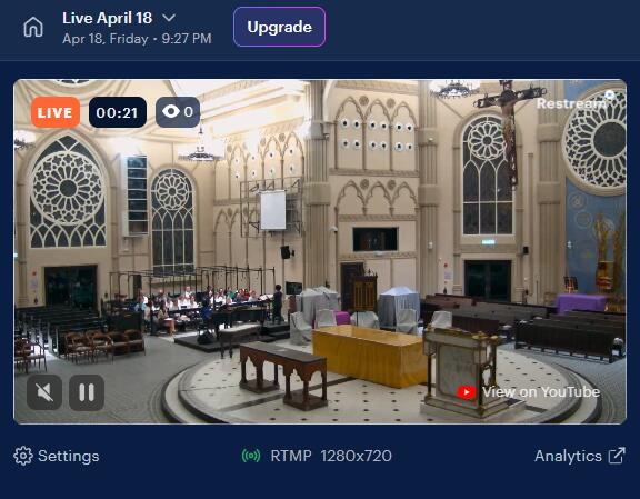 Church Live Streaming